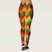 Reggae - Jah Rastafara - Power Yoga Leggings レギンス (裏面)