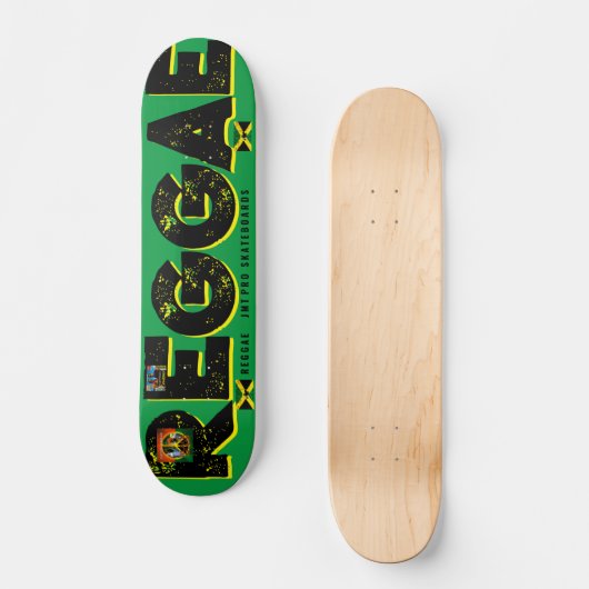 REGGAE  JMT7 3/4" Skateboard Deck スケートボード (正面)