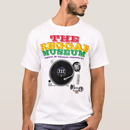 REGGAE MUSEUM MERCH メンズTシャツ Tシャツ (正面)