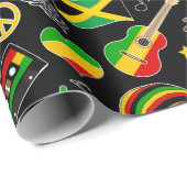 Reggae Music Lover Birthday ラッピングペーパー (ロールコーナー)
