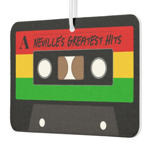 Reggae Music Musician Retro Cassette Tape カーエアーフレッシュナー (左)