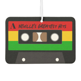Reggae Music Musician Retro Cassette Tape カーエアーフレッシュナー