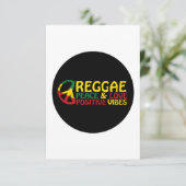 Reggae Music with positive quotes カード (スタンド正面)