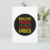 Reggae Music with positive sayings カード (スタンド正面)
