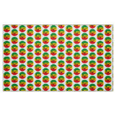 Reggae Music with reggae flag colors ファブリック (ファットクウォーター)