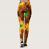 Reggae Polygen Vibrations - Power Yoga Leggings レギンス (裏面)
