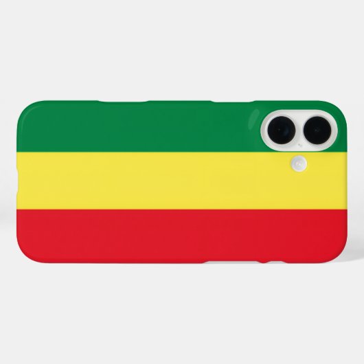 Reggae Rasta iPhone Case Case-Mate iPhoneケース (裏面 (横))