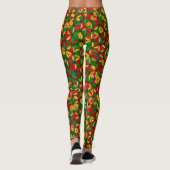 Reggae Rasta Vibrations - Power Yoga Leggings レギンス (裏面)