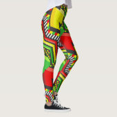 Reggae Rastafara Jah - Power Yoga Leggings レギンス (右)