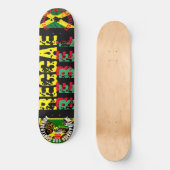 REGGAE REBEL  8 1/4" スケートボードデッキ (正面)