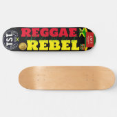 REGGAE REBEL JMT ジャマイカ 8 1/4" スケートボード デッキ (横)