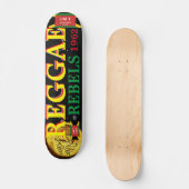 REGGAE REBEL JMT 7 3/4" スケートボードデッキ (正面)