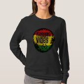 reggae roots rastafari irie rasta irie jah tシャツ (正面)