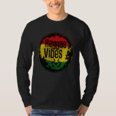 reggae roots rastafari irie rasta irie jah tシャツ (正面)