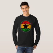 reggae roots rastafari irie rasta irie jah tシャツ (正面フル)