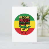 Reggae Shaka Hand with positive quotes カード (スタンド正面)