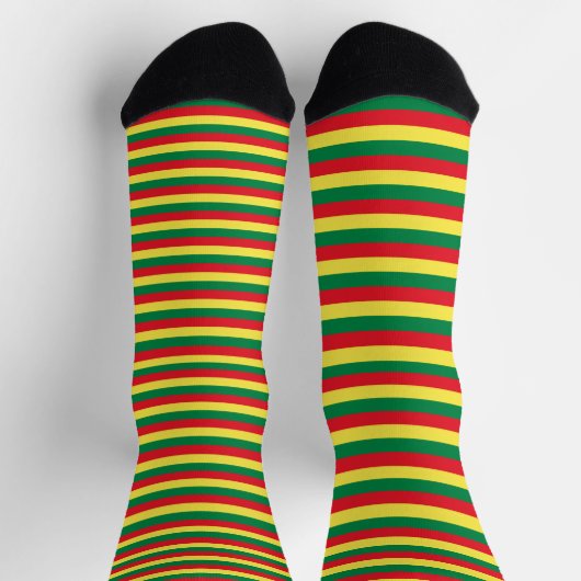 Reggae Socken Reggae Rasta Roots ソックス (上部)