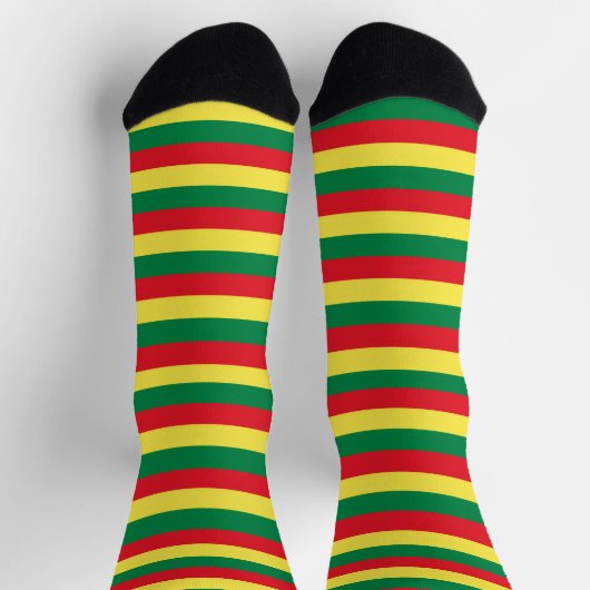 Reggae Socken Reggae Rasta Roots ソックス (上部)