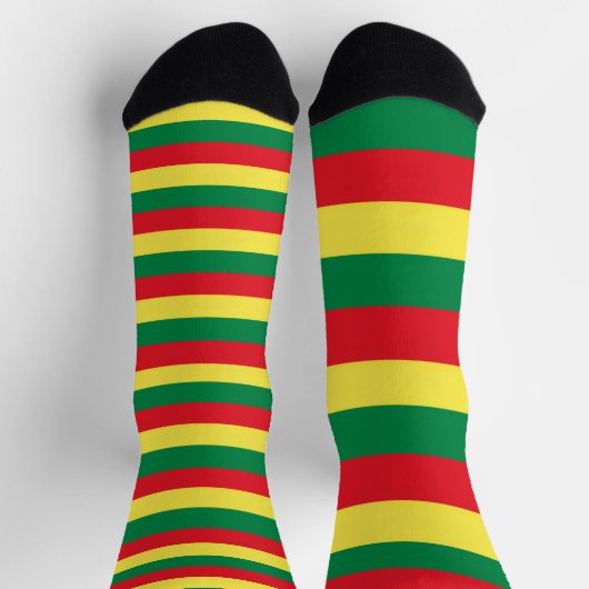 Reggae Socken Reggae Rasta Roots ソックス (上部)