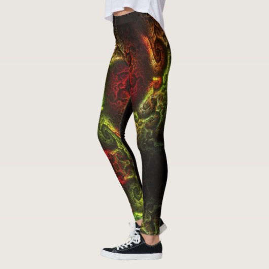 Reggae Vibes - Power Yoga Leggings レギンス (左)