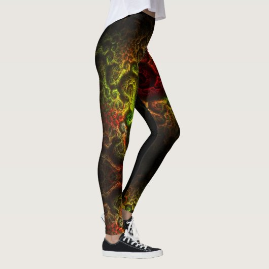 Reggae Vibes - Power Yoga Leggings レギンス (右)