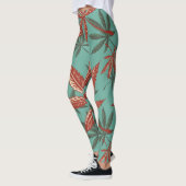 Reggae Vibrations - Power Yoga Leggings レギンス (左)