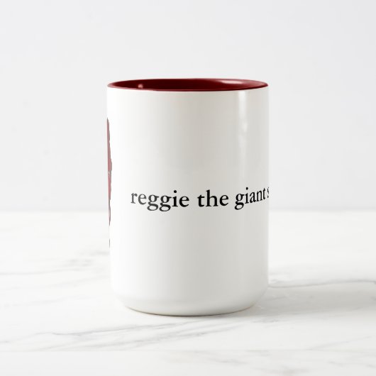 Reggie巨大なイカのマグ ツートーンマグカップ (中央)