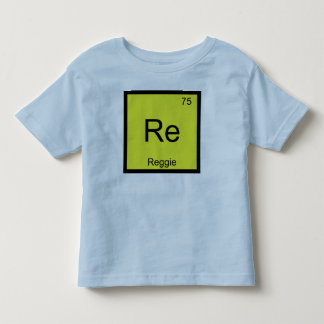 Reggie 名前 化学元素 周期表 トドラーTシャツ