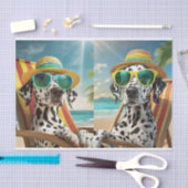 Reggie Bahama & Matilda Mama, Dalmatians on Vaca 薄葉紙 (クラフト)