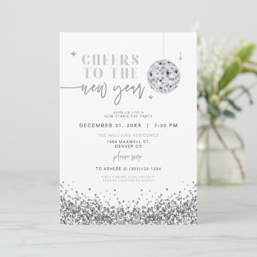 REGINAシルバーシークインディスコ新年のイブパーティー 招待状 (スタンド正面)