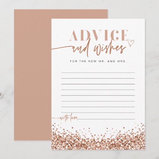 REGINAバラ金ゴールドシークインアドバイス&ウィッシュズカード 招待状 (正面/裏面)