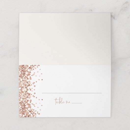 REGINAバラ金ゴールドセック結婚ンズのゲスト名 プレイスカード (外部開封)