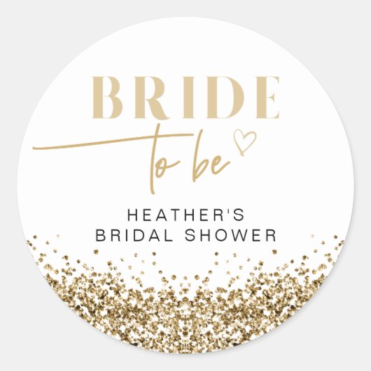 REGINA イエローゴールド シークインズ 花嫁になるお祝い ラウンドシール (正面)