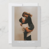 REGINA グラムシルバーグリッター シーケンス ディスコ ウェディング 招待状 (裏面)