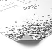 REGINA シルバー キッス数 ブライズシャワー ゲーム P ポスター (角)