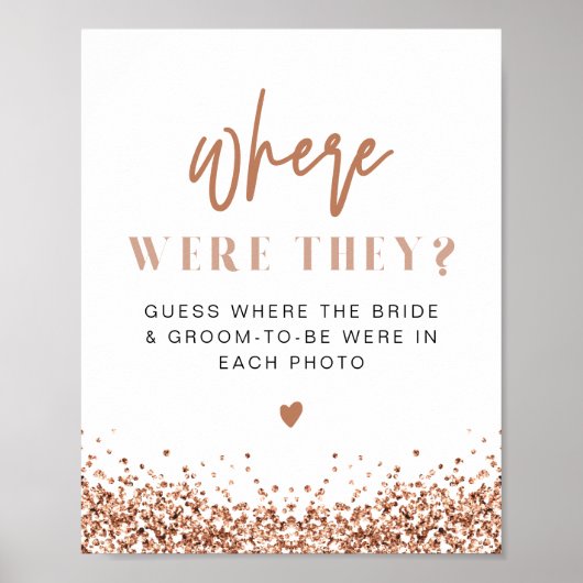 REGINA ローズゴールドのスパンコール Where Were They サイン (正面)