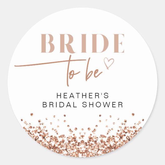 REGINA ローズゴールド ブッシュピンク 花嫁になるお祝い ラウンドシール (正面)