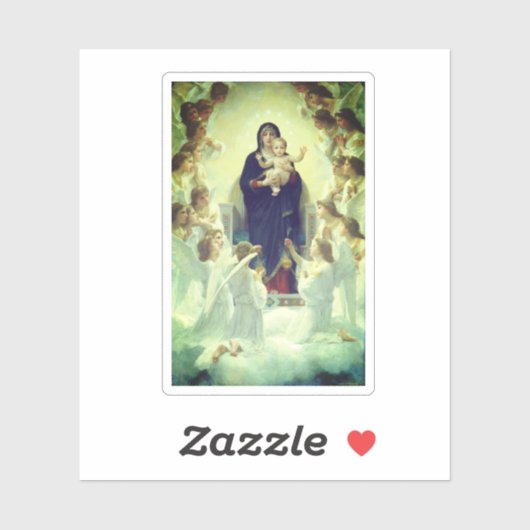 Regina Angelorum - William-Adolphe Bouguerau シール (シート)