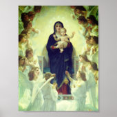 Regina Angelorum - William-Adolphe Bouguerau ポスター (正面)