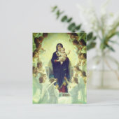 Regina Angelorum - William-Adolphe Bouguerau ポストカード (スタンド正面)