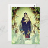 Regina Angelorum - William-Adolphe Bouguerau ポストカード (正面/裏面)