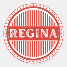 Regina City Pride Emblem – Canadian Identity ラウンドシール