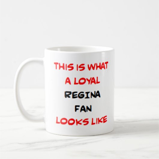 regina fan, loyal コーヒーマグカップ (左)