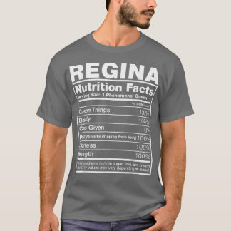 Regina Nutrition FactsRegina Name Birthday  Tシャツ