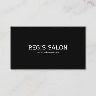REGISのサロン、www.regissalons.com 名刺