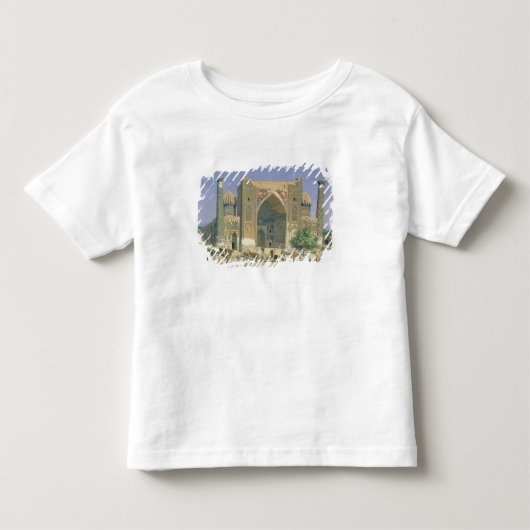 Registanの場所のMedrasah Shir-Dhor トドラーTシャツ (正面)