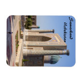 Registan square at sunset - Samarkand, Uzbekistan マグネット (横)