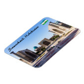 Registan square at sunset - Samarkand, Uzbekistan マグネット (左側)