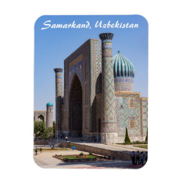 Registan square - Samarkand, Uzbekistan, Asia マグネット