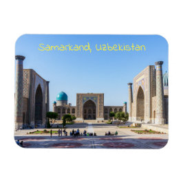 Registan square - Samarkand, Uzbekistan, Asia マグネット